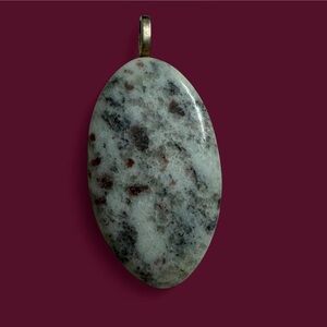 Ruby in Quartz Matrix Natural Gemstone Pendant | Healing Stone